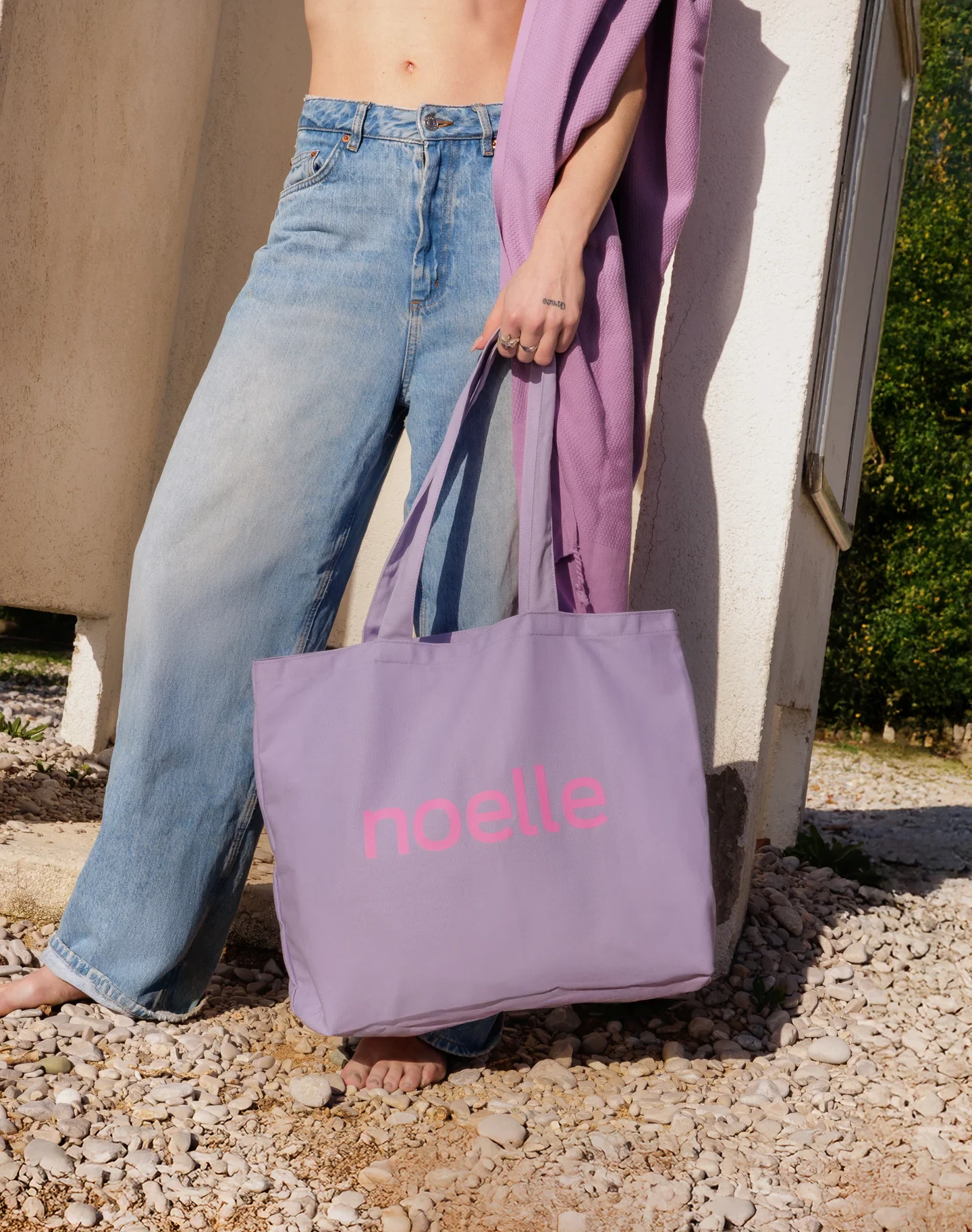 Tote Bag Hold-It-All Purple - Çantë plazhi