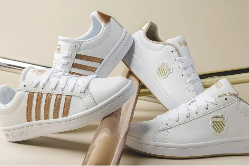 Këpucë femra K-Swiss, të bardha