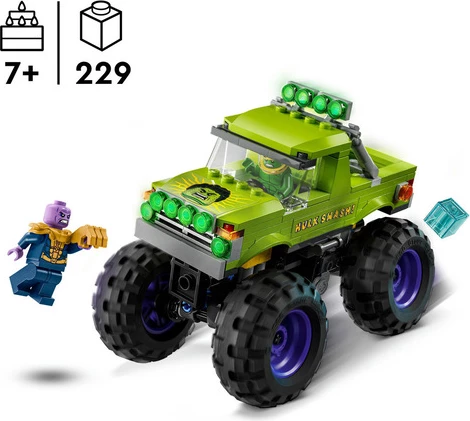 Set ndërtimi LEGO Marvel: Kamioni i Hulkut kundër Thanos – 76312