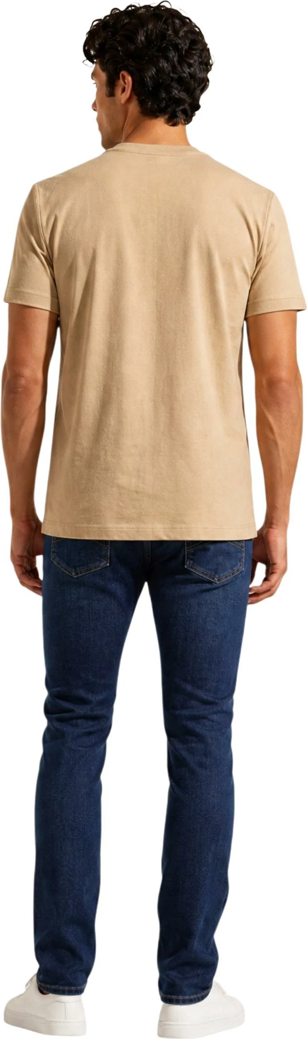 Maicë për meshkuj Tommy Hilfiger Jeans TJM REG LINEAR LOGO DM0DM20744, bezhë e errët [Madhësia: XXL]
