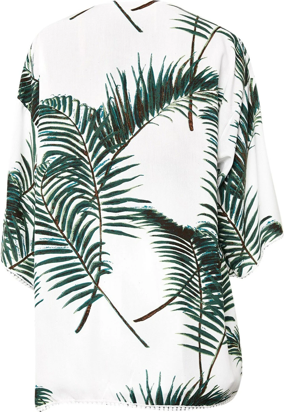 Kimono Jumeon, e bardhë me të gjelbër, X9781