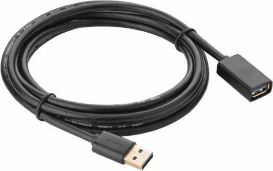 Kabllo zgjatëse USB 3.0 UGREEN 90722 5m (M në F), e zezë