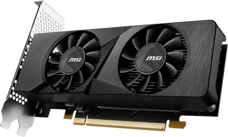 Kartelë grafike MSI GeForce RTX 3050 LP 6G OC, 6 GB, GDDR6, e zezë