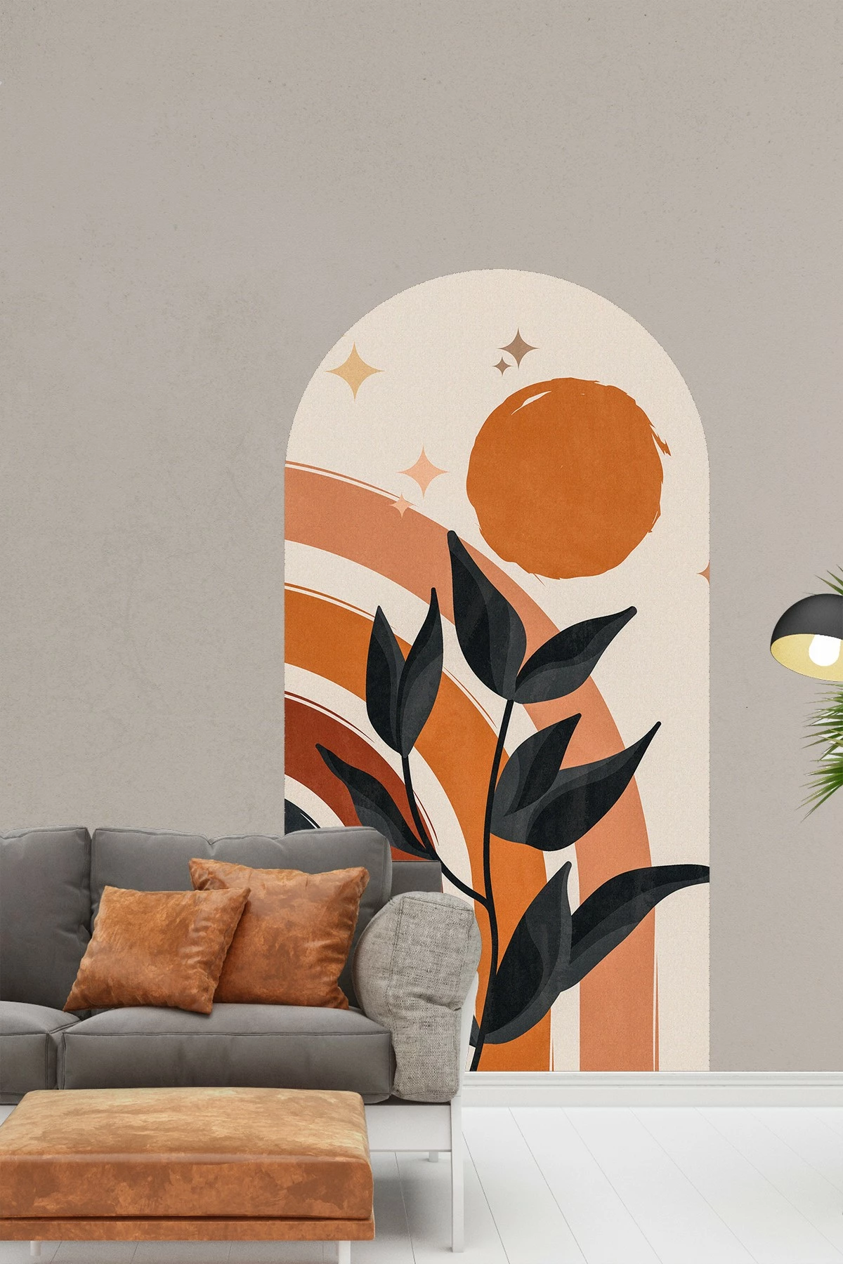 Sticker dekorativ për mur, shumëngjyrësh, Wallity, ERSYSTCKR11, 80x140cm