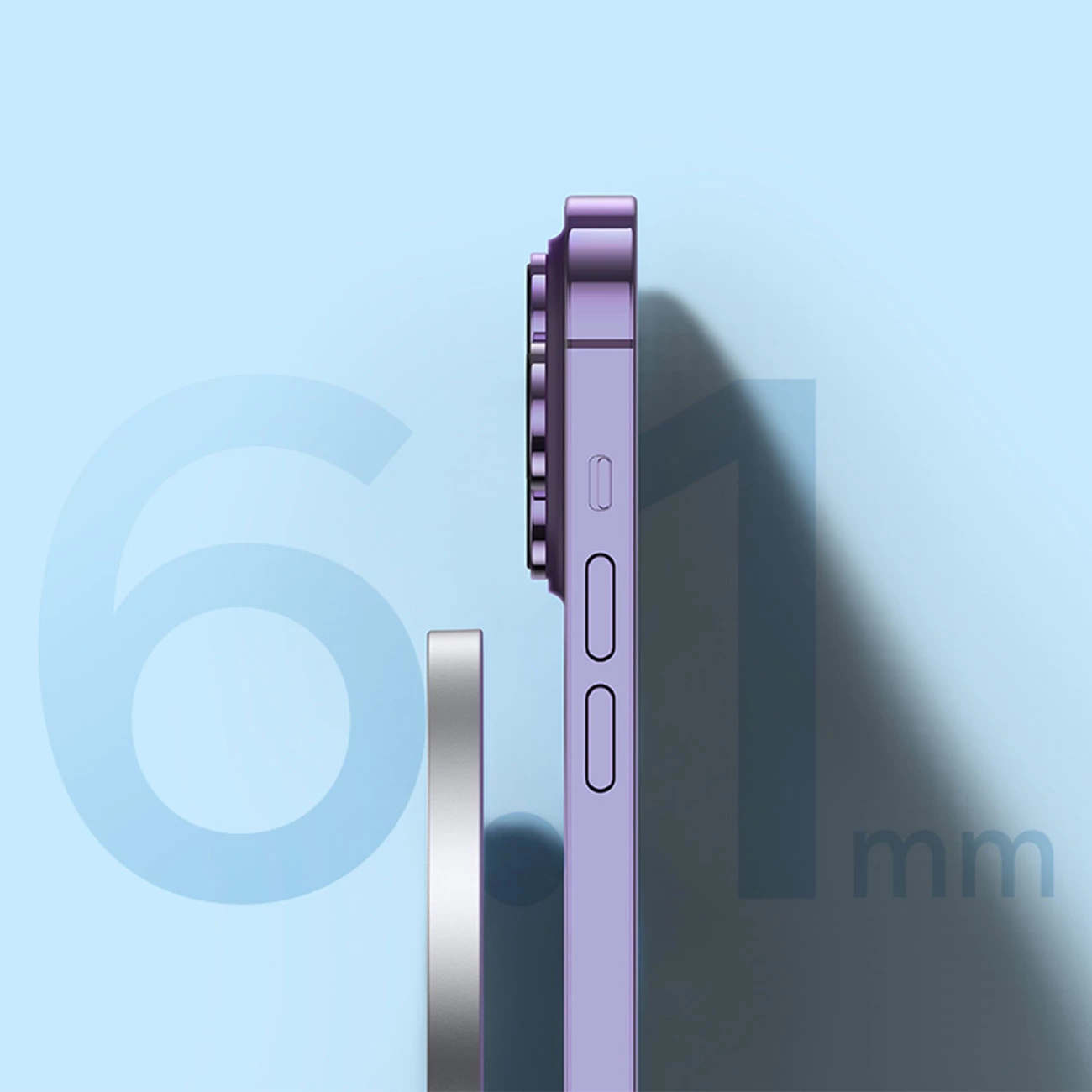 Karikues wireless Baseus Simple Mini3, MagSafe, 15W, i zi