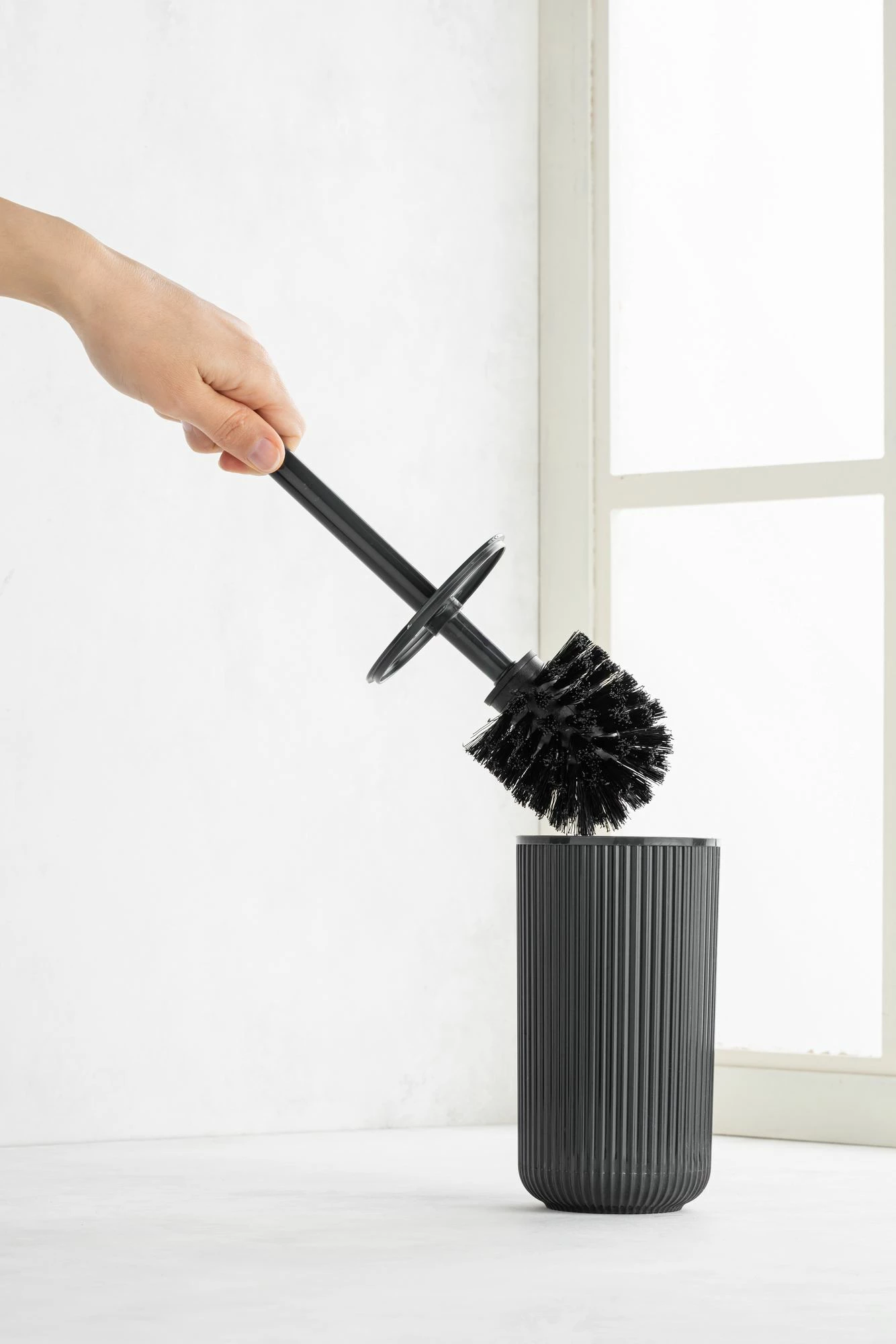 Fshesë tualeti Mijölnir, ngjyrë antracit, GFTVFRC-3