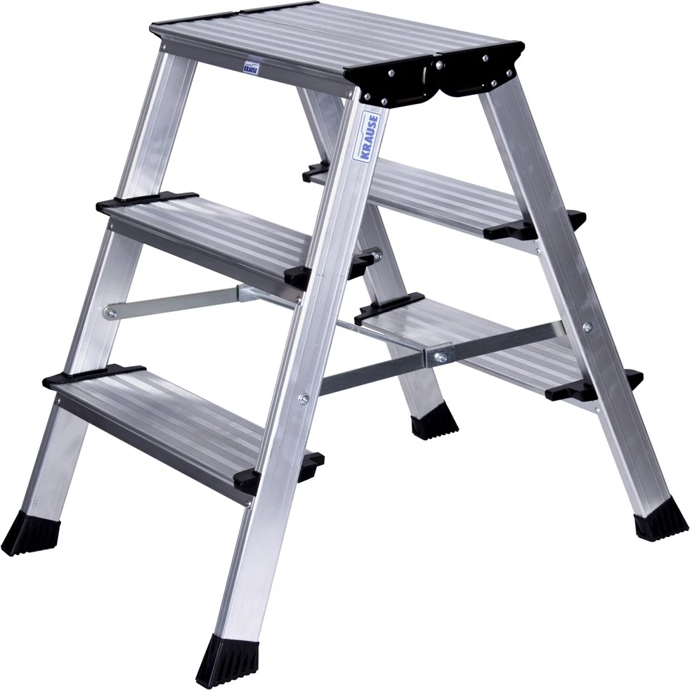 Shkallë pune Krause, 3 nivele, e argjendë