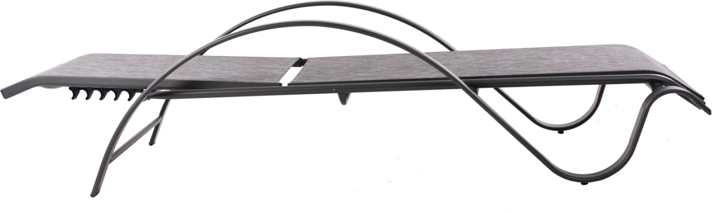 Shtrat dielli alumini gri me tekstilene gri FH5133.01 194x54-66x30 cm 3