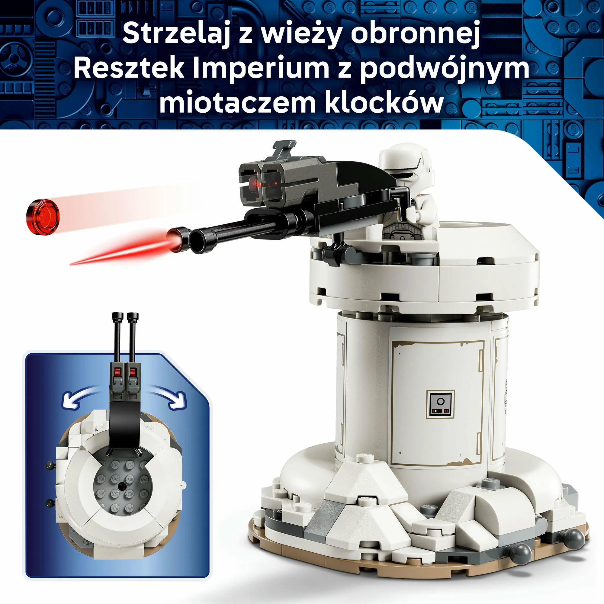 Set LEGO LEGO Star Wars AT-RT Attack 75444, 297 copë, 7+