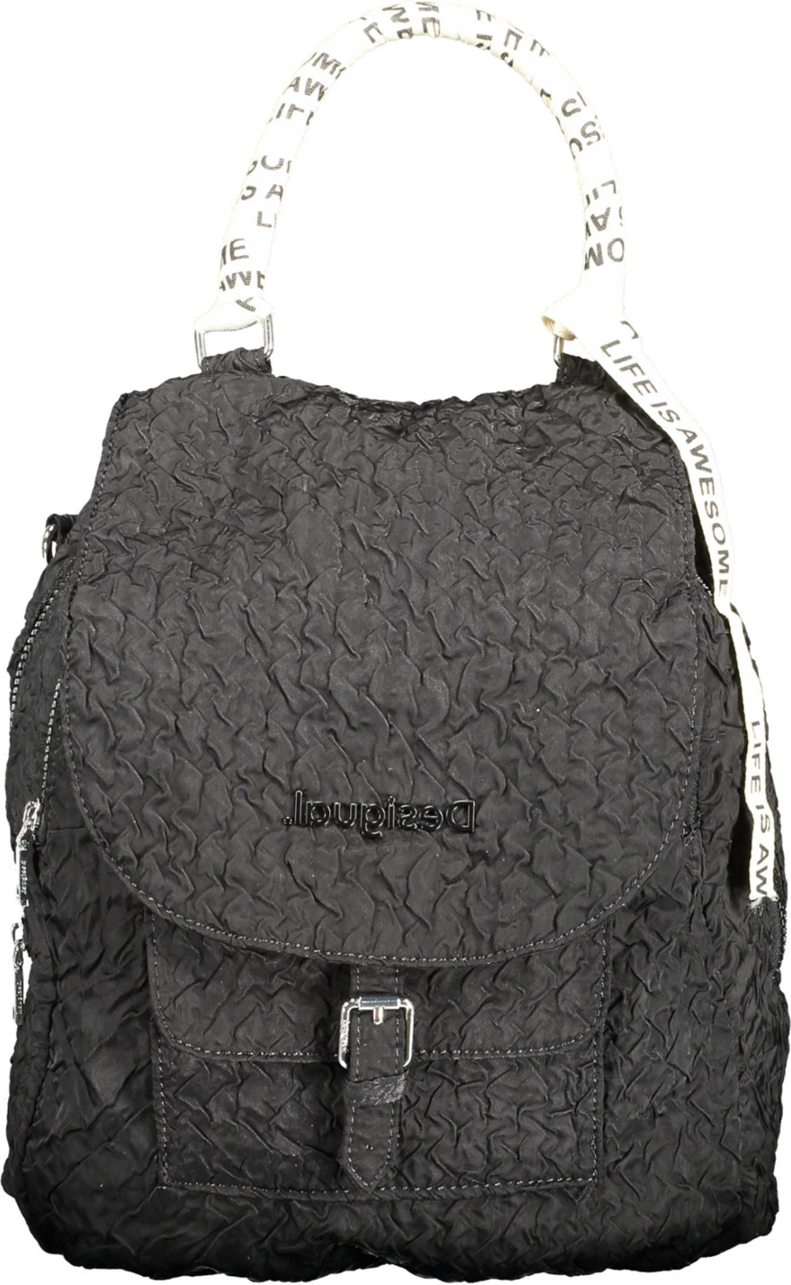 Çantë DESIGUAL për femra, model convertible, e zezë