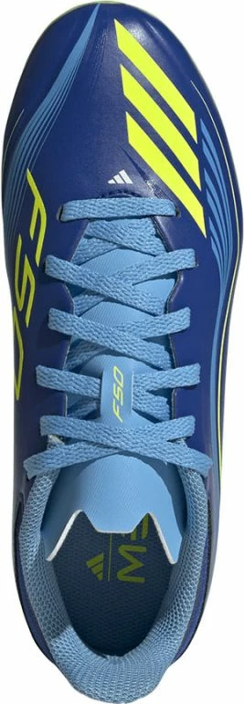 Atlete futbolli për fëmijë adidas F50 Messi, të kaltra [Madhësia: 35]