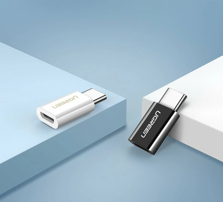 Adapter Ugreen micro USB në USB Type-C, i zi