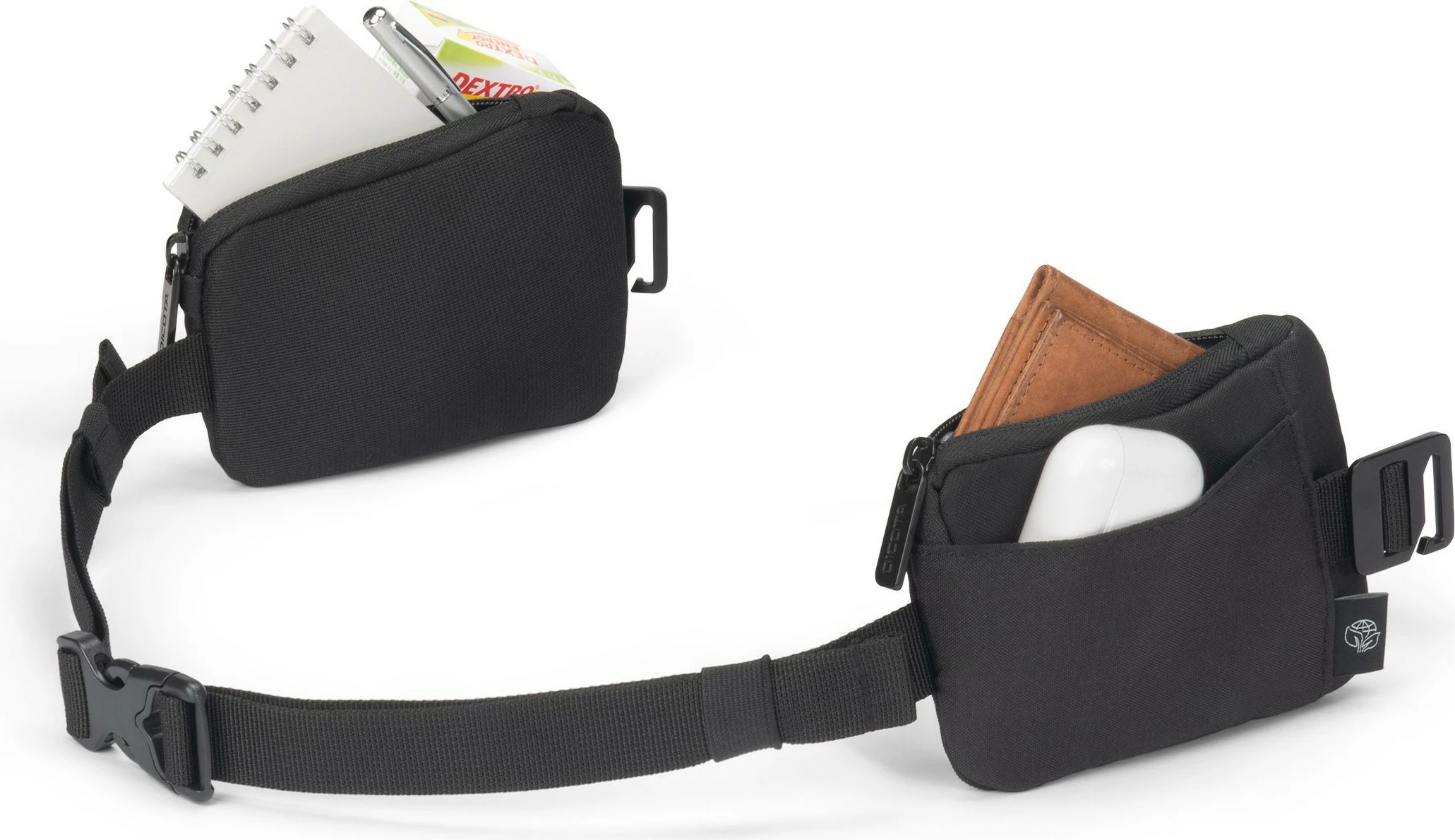 Rrip beli DICOTA Backpack Waist Belt, i zi