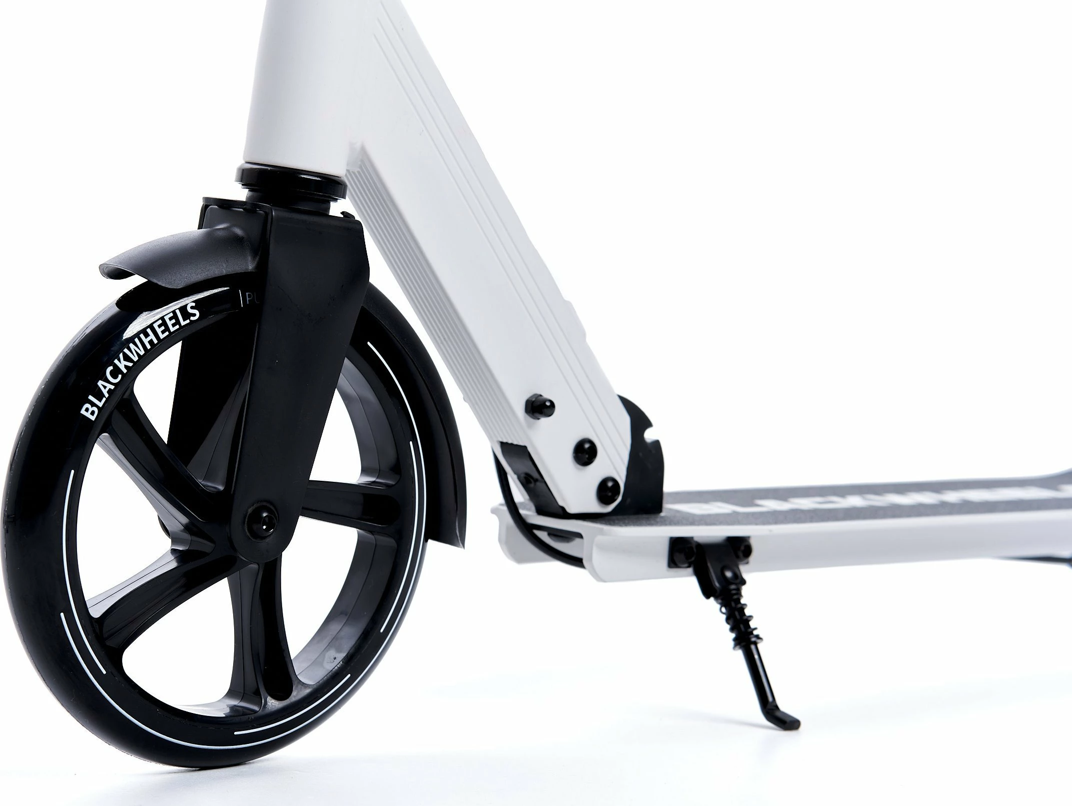 Skuter urban Blackwheels Orio, rrota 200 mm, ABEC-7, i palosshëm, max 100 kg, bardhë/zi