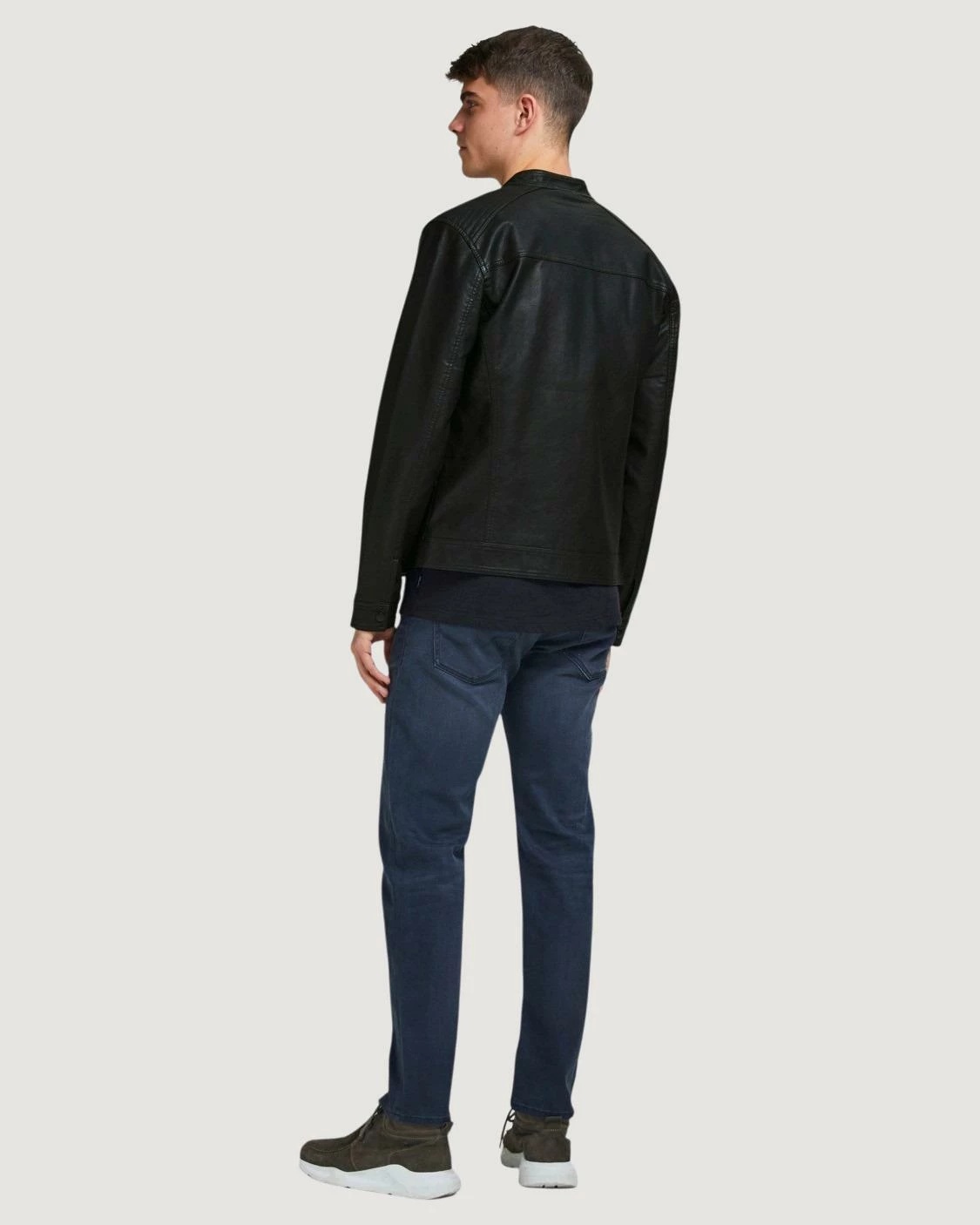 Jakne për meshkuj Jack & Jones JJEWARNER NOOS 12182461, e zezë [Madhësia: XL]