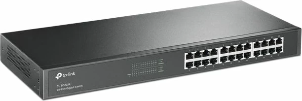 Switch TP-LINK TL-SG1024, 24-port Gigabit, rackmount, fanless, i zi