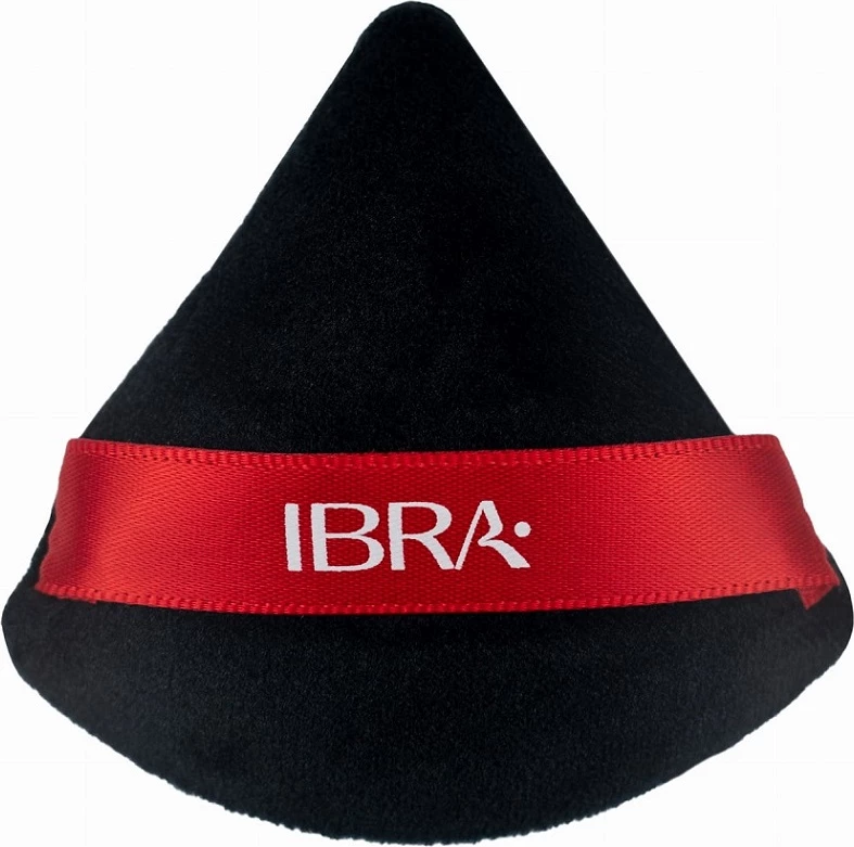Puff për pluhur Ibra Triangular Black për femra, 1 copë