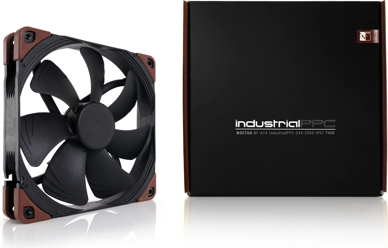 Ftohës Noctua NF-A14, PPC-2000 IP67 PWM, 14cm, i zi/kaftë