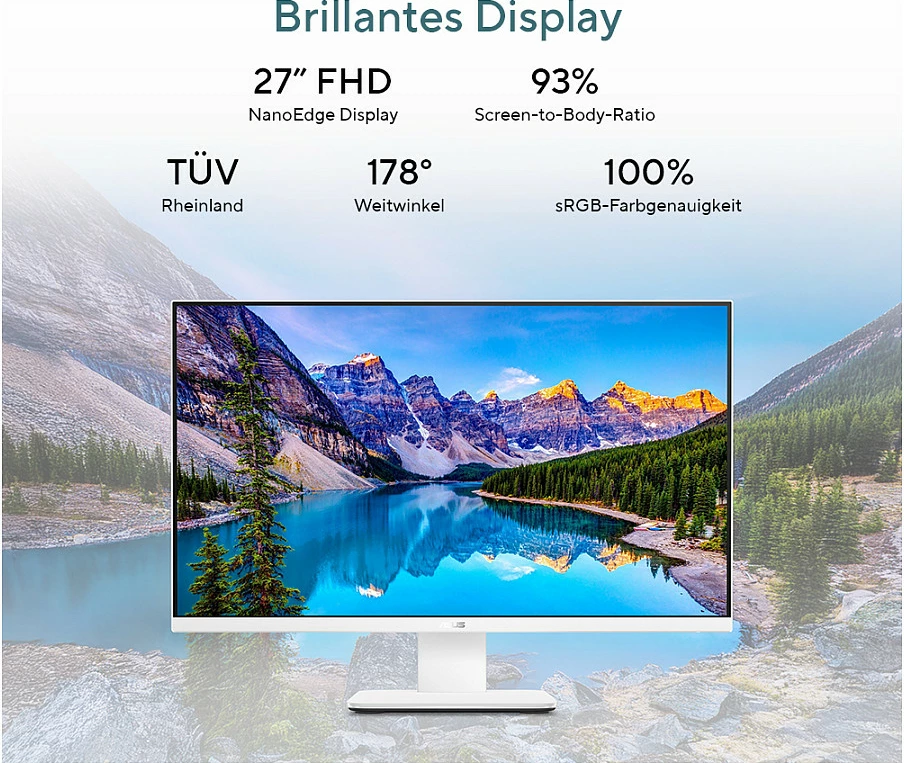 Kompjuter All-in-One ASUS V600 AiO VM670KA-BPE013W, 27" FHD, Ryzen AI 7, 16GB RAM, 1TB SSD, Windows 11 Home, i zi