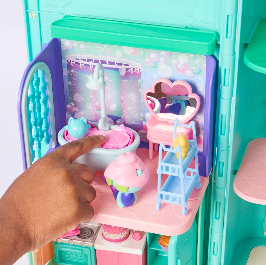 Gabby's Dollhouse - Mercat Primp & Pamper Bathroom Playset