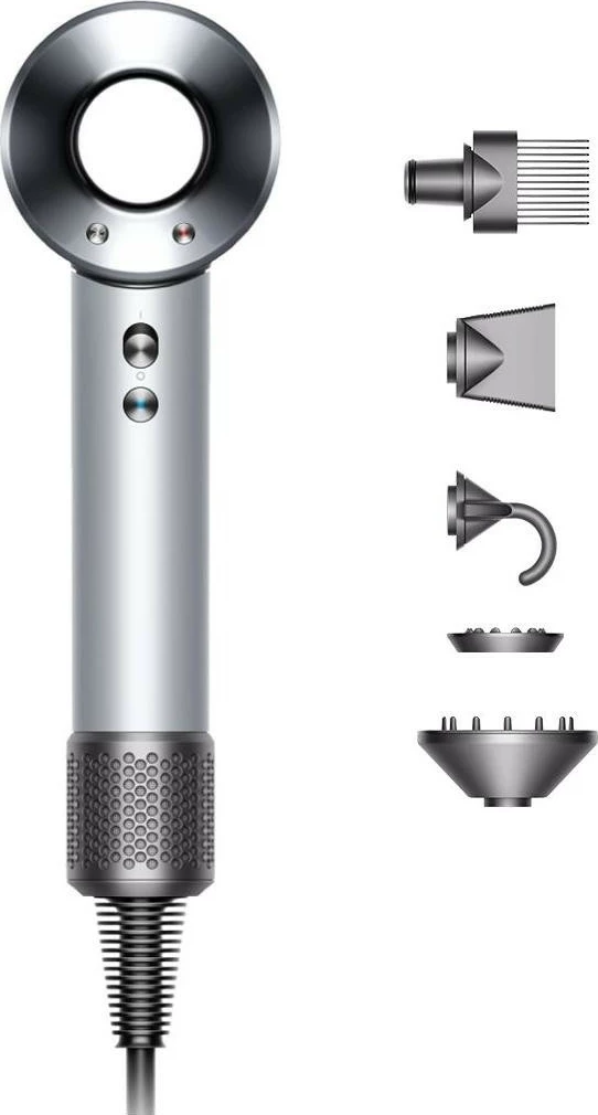 Tharëse flokësh Dyson Supersonic Professional, 1600W, argjend