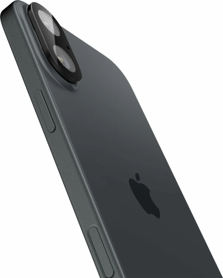 Mbrojtës lente kamere Spigen Optik Glas.Tr për iPhone 16/16 Plus, 2 copë, zi