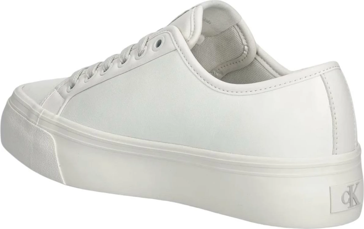 Atlete për femra Calvin Klein Jeans VULC FLATF LACE UP L YW0YW01932, të bardha [Madhësia: 39]