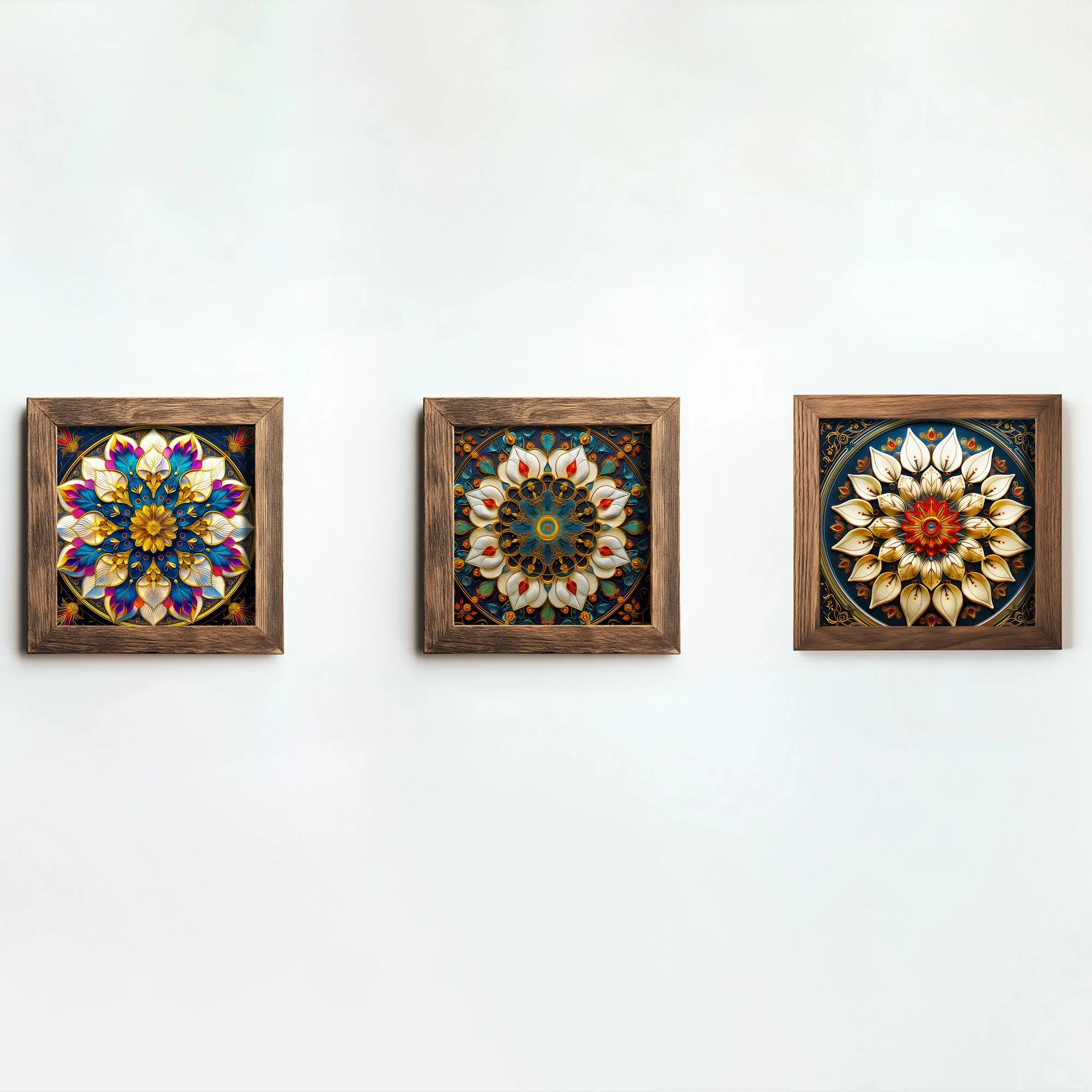 Pikturë dekorative me kornizë MDF (3 copë), Wallity, UKZM067