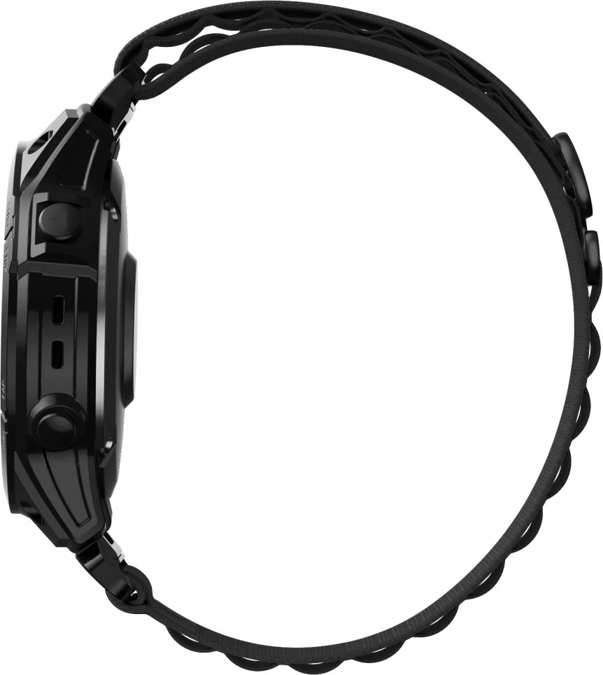 Rrip najloni për smartwatch Tech-Protect Nylon Pro për Garmin Fenix 5/6/6 Pro/7, i zi