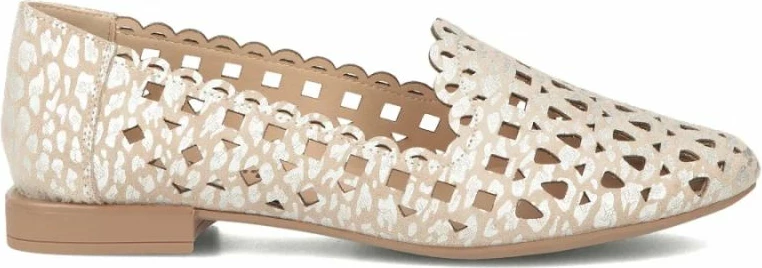 Këpucë të ulëta femra Filippo DP7710, bezhë