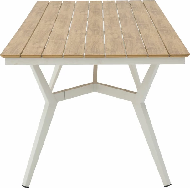 Tavolinë Bridge, e bardhë-natyrale, 180x90x75cm