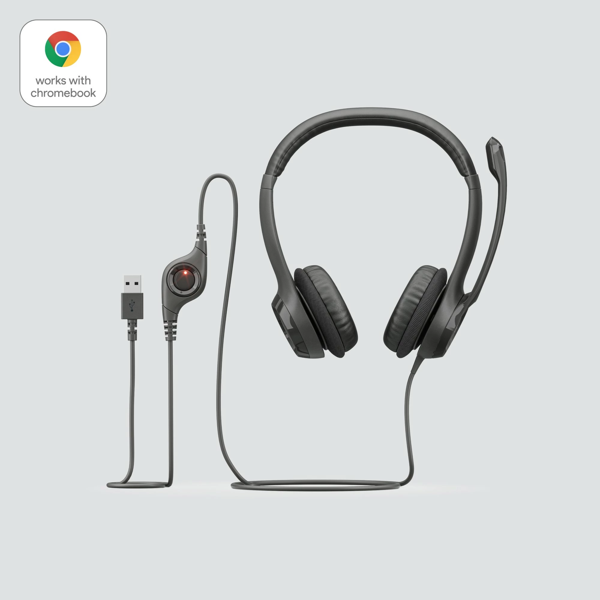 Kufje Logitech H390, të zeza