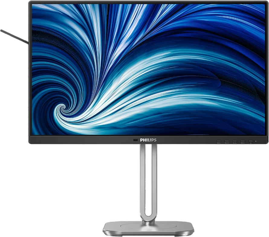 Monitor PHILIPS 24B2N4200 24\" FHD IPS 120Hz 4ms, Adaptive Sync, USB hub, altoparlantë, i zi