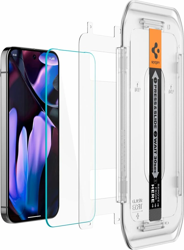 Xham mbrojtës Spigen Glas.tR EZ Fit për Google Pixel 9 Pro XL, 2 copë