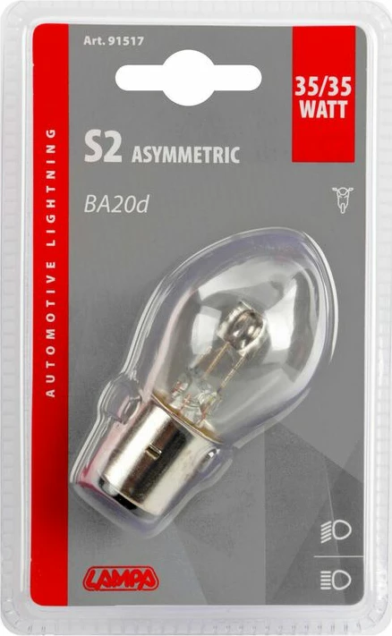 Lampa Motorri 12v 35w Ba20d S2 Blister