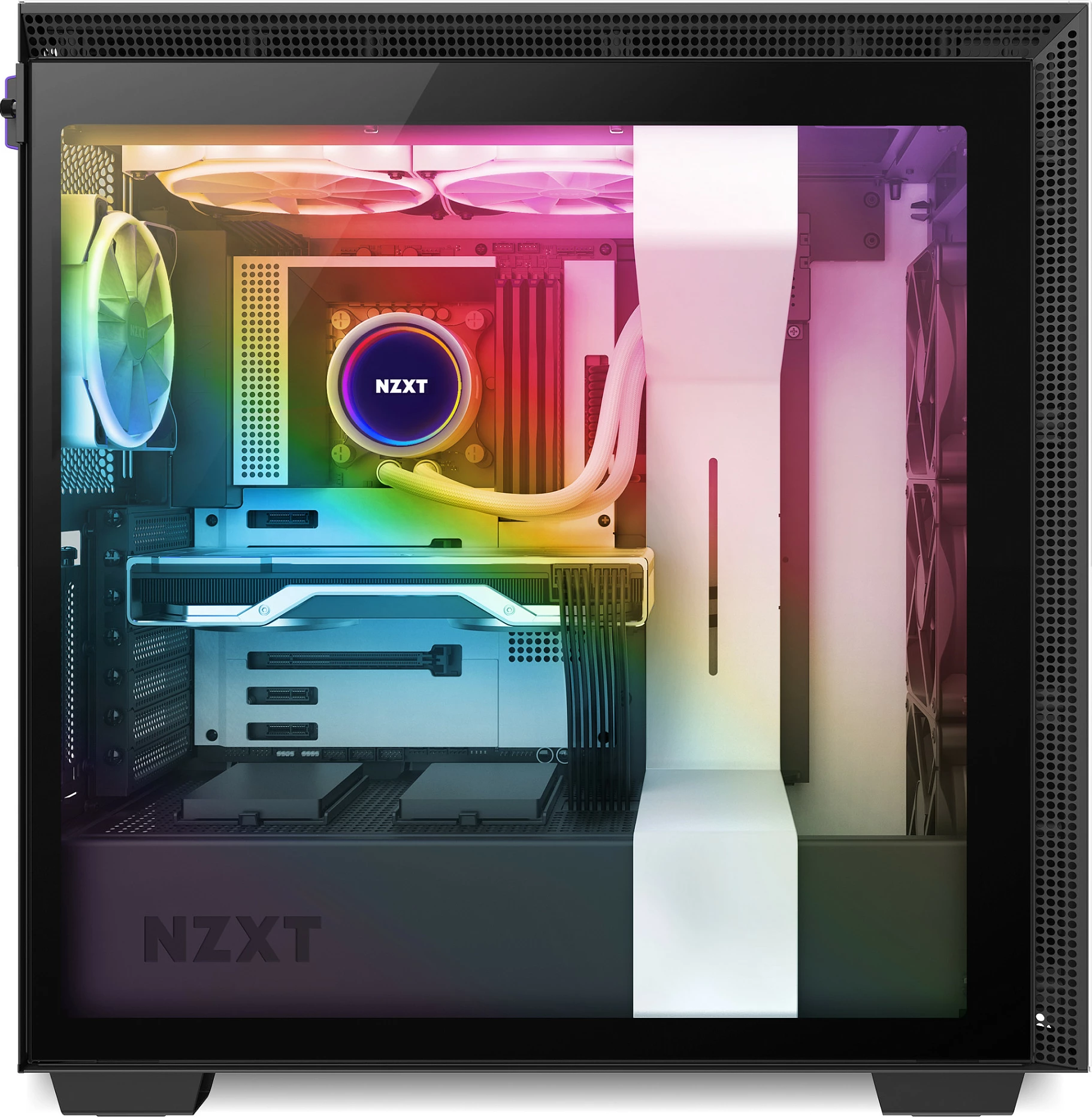 Ftohës uji AIO NZXT Kraken X63 RGB RL-KRX63-RW, 280mm, 2x140mm, i bardhë