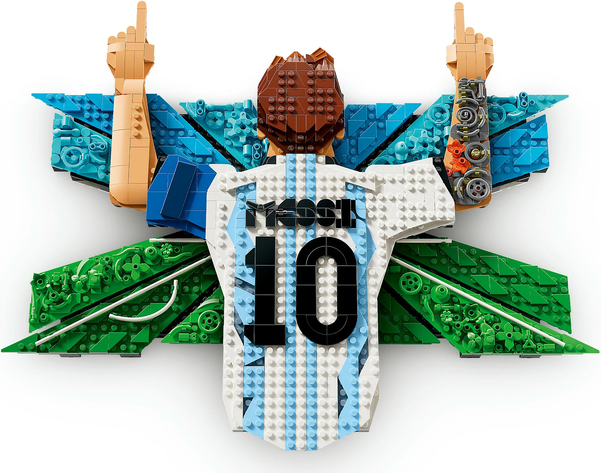 Set ndërtimi LEGO 43018 Lionel Messi Celebration, 1427 pjesë, shumëngjyrësh
