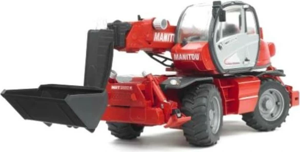 Lodër makinë teleskopike BRUDER Manitou MRT 2150, 1:16, Kuqe/Gri/Zi