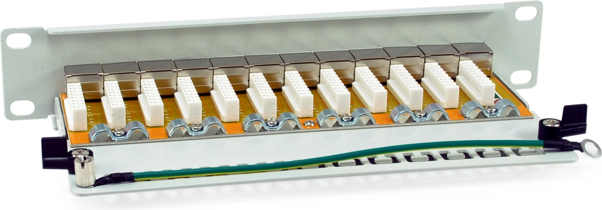 Aksesor rrjeti Equip 326523, 12 porta RJ-45, Cat6a, 10GBase-T, 1U, metalik, gri