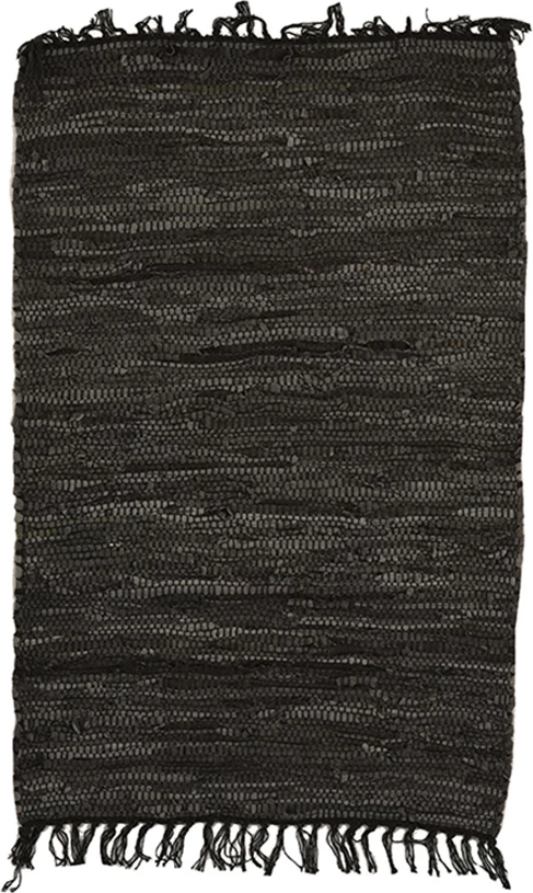 Qilim lëkure, ngjyrë e kaltër, 60x90cm