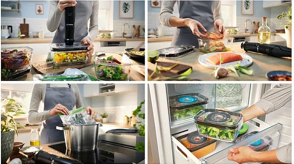 Blender dore Bosch ErgoMaster Serie 4 MSM4B6V2, set me vakum, zi/gri
