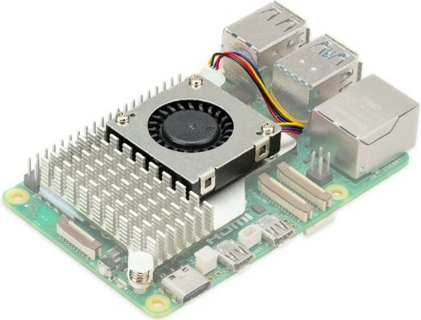 Ftohës Raspberry Pi PI5 LFTER, i zi/gri