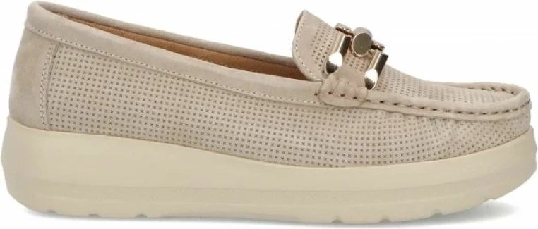 Mokasina platformë Filippo DP7652, bezhë