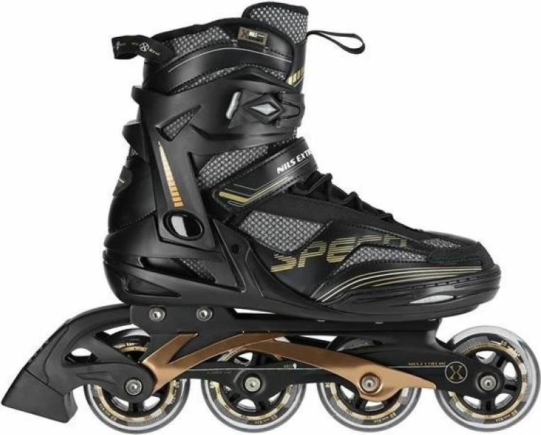 Rollera Nils Extreme unisex, të zeza dhe të arta