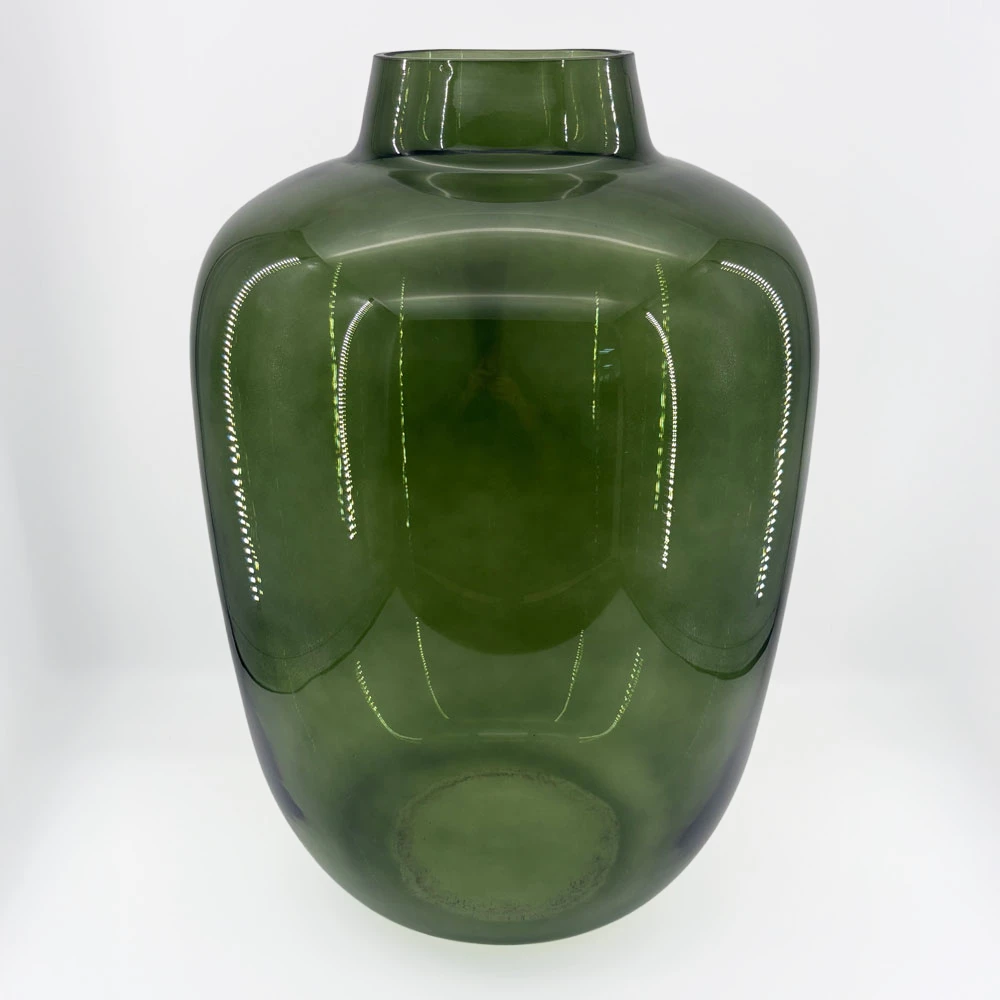 Vazo qelqi VIDRIO, ngjyrë e gjelbër, 34x34x48cm