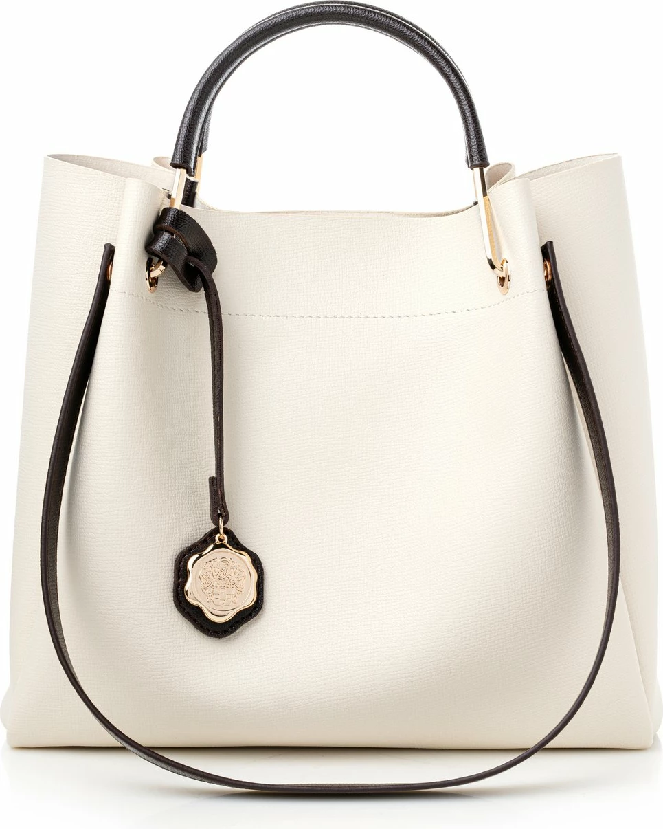 Çantë tote Vince Camuto, Sicilia, ngjyrë krem