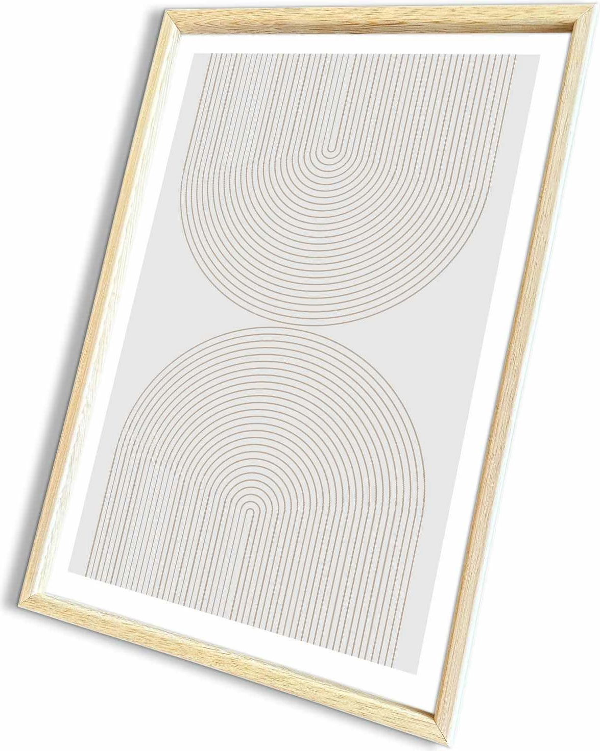 Pikturë dekorative me kornizë MDF Wallity, Ahswabisabi-014, 62x92