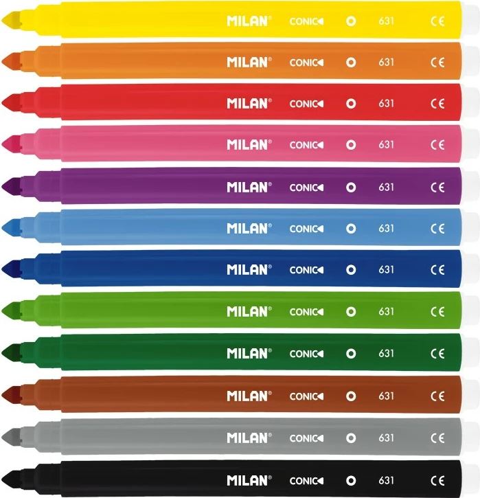 MILAN FLLAMASTER 12cp 0612312