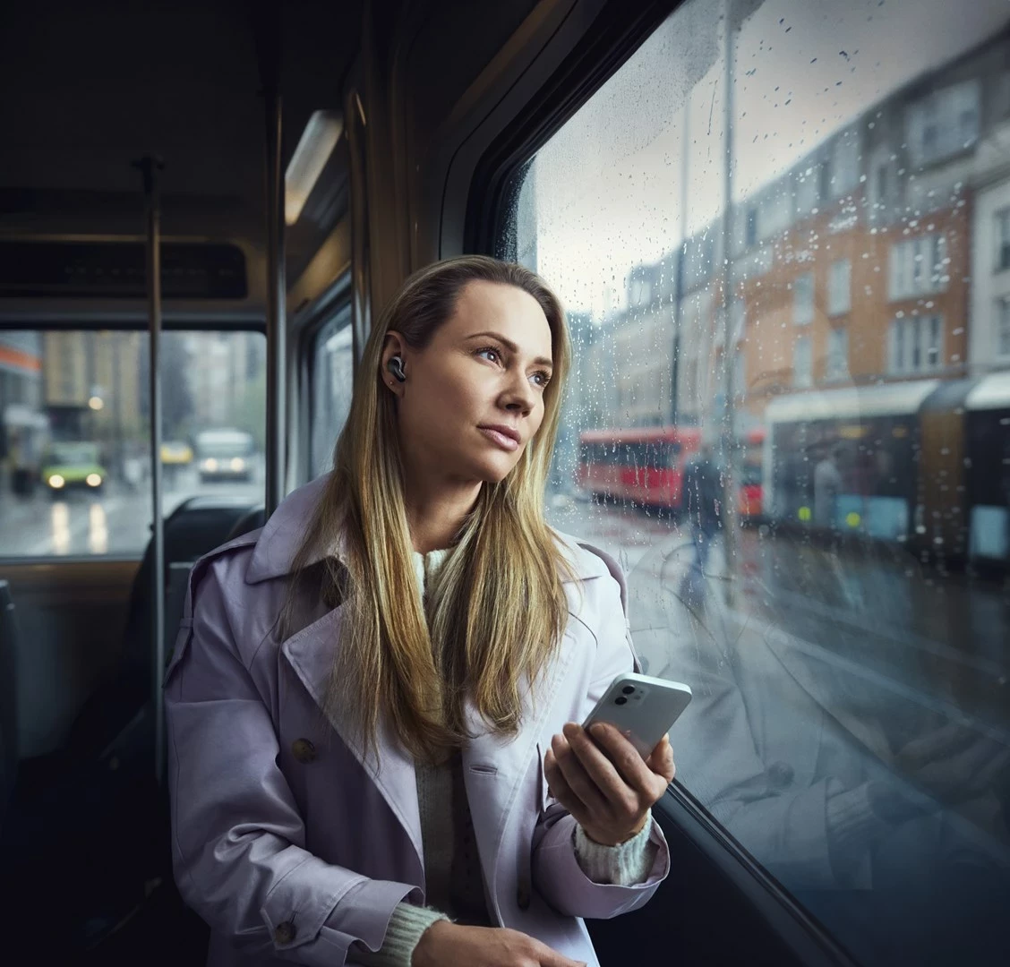 Kufje EPOS ADAPT E1TWS, True Wireless, Bluetooth 5.3, të zeza, me kuti karikimi