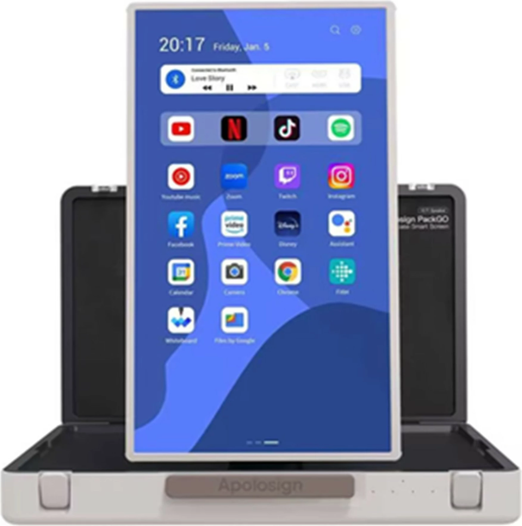 Monitor portativ ALLNET Presentation Suitcase, 27 inç, Android 13, HDMI, IPS